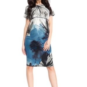 Women’s Maternity Dress (Bliss Blue)
